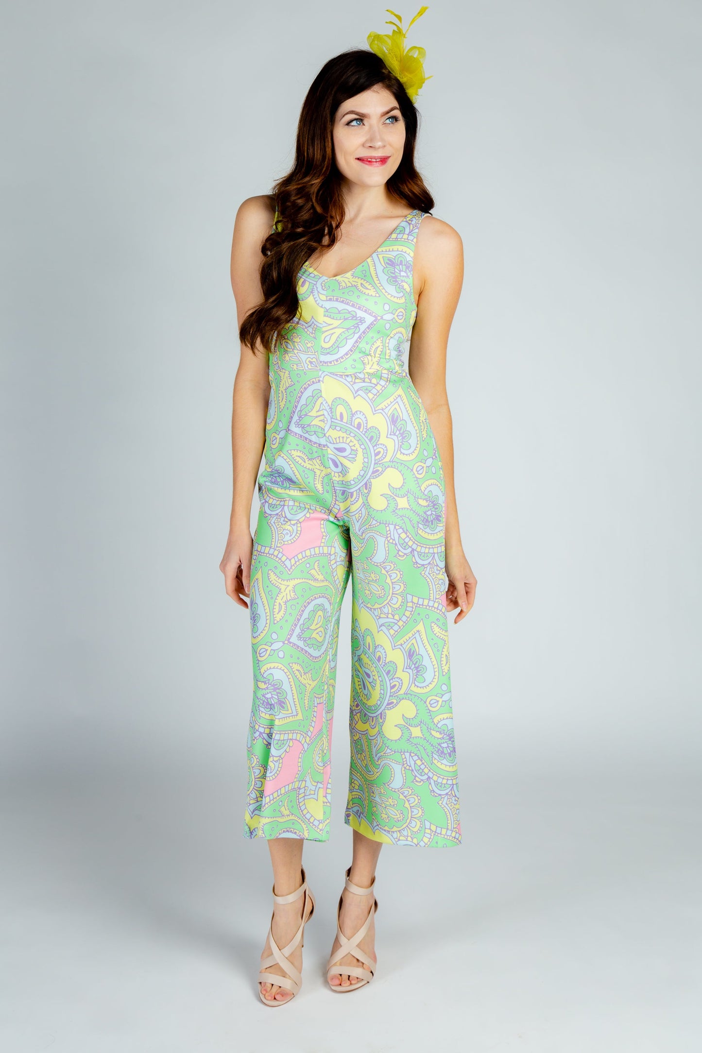 The Don't Pulitzer My Lilly | Easter Pastel Paisley Derby Jumpsuit