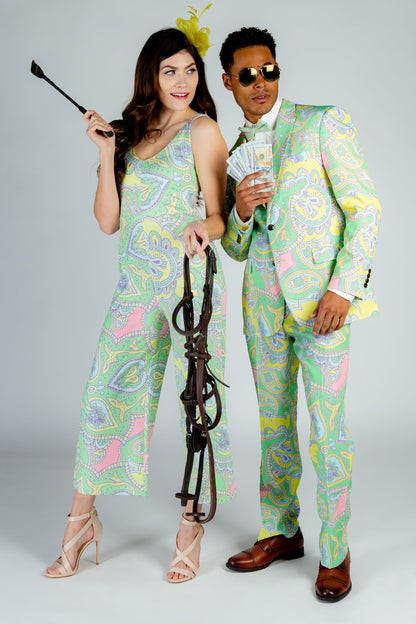 The Don't Pulitzer My Lilly | Easter Pastel Paisley Derby Jumpsuit