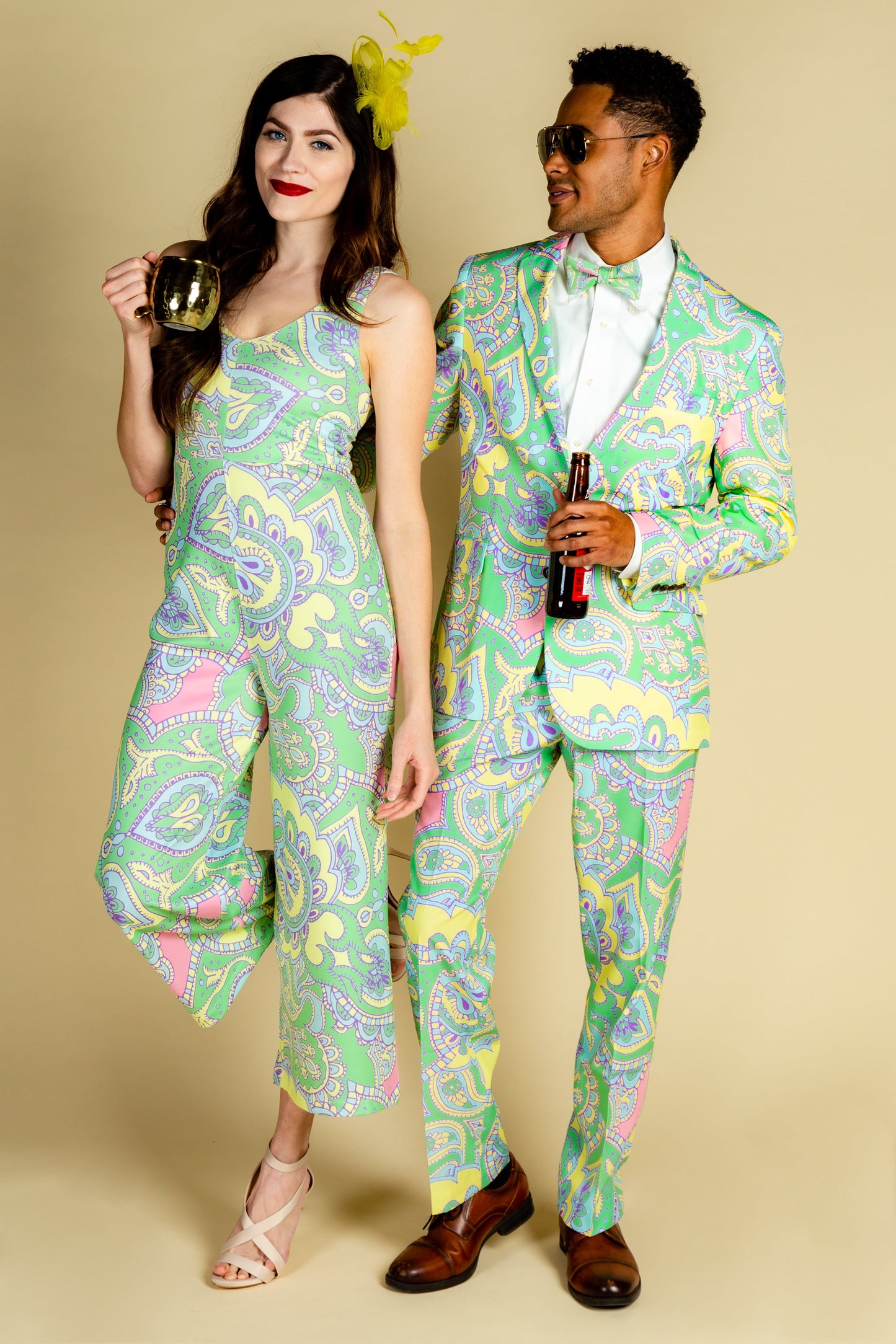 The Don't Pulitzer My Lilly | Easter Pastel Paisley Derby Jumpsuit