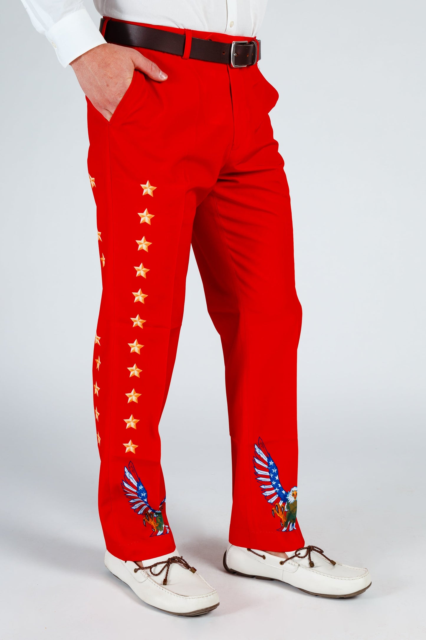 The Sunday Best | Red USA Eagle Pants