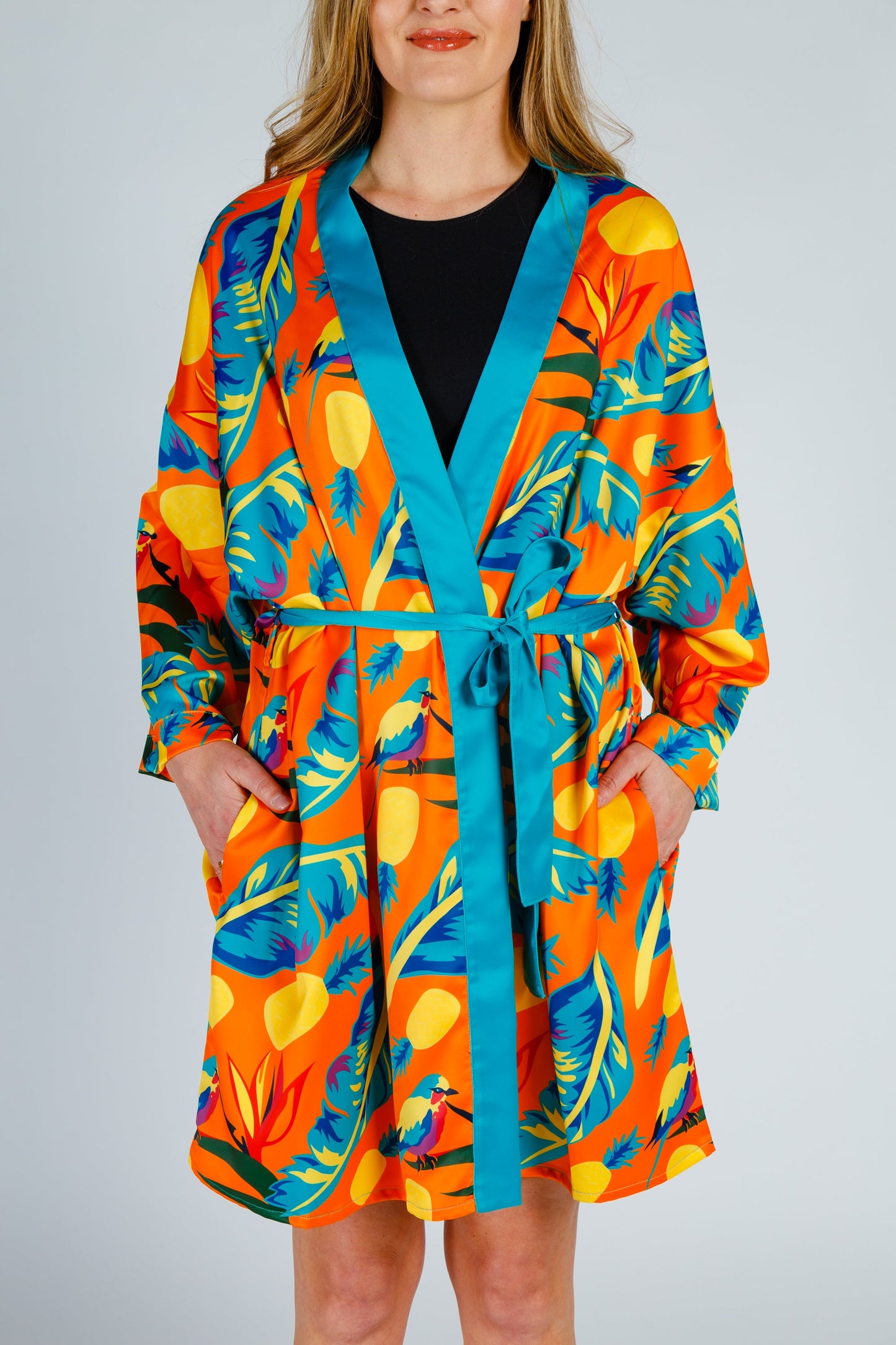 The Cruise Ship Casanova | Women's Unisex Hawaiian Party Kimono