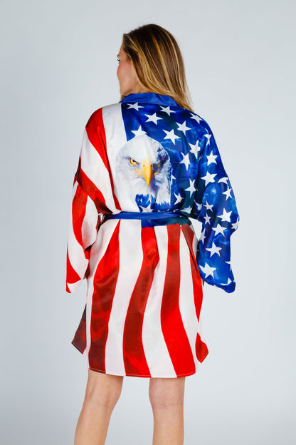 The Mascot | Ladies Unisex USA Eagle Kimono