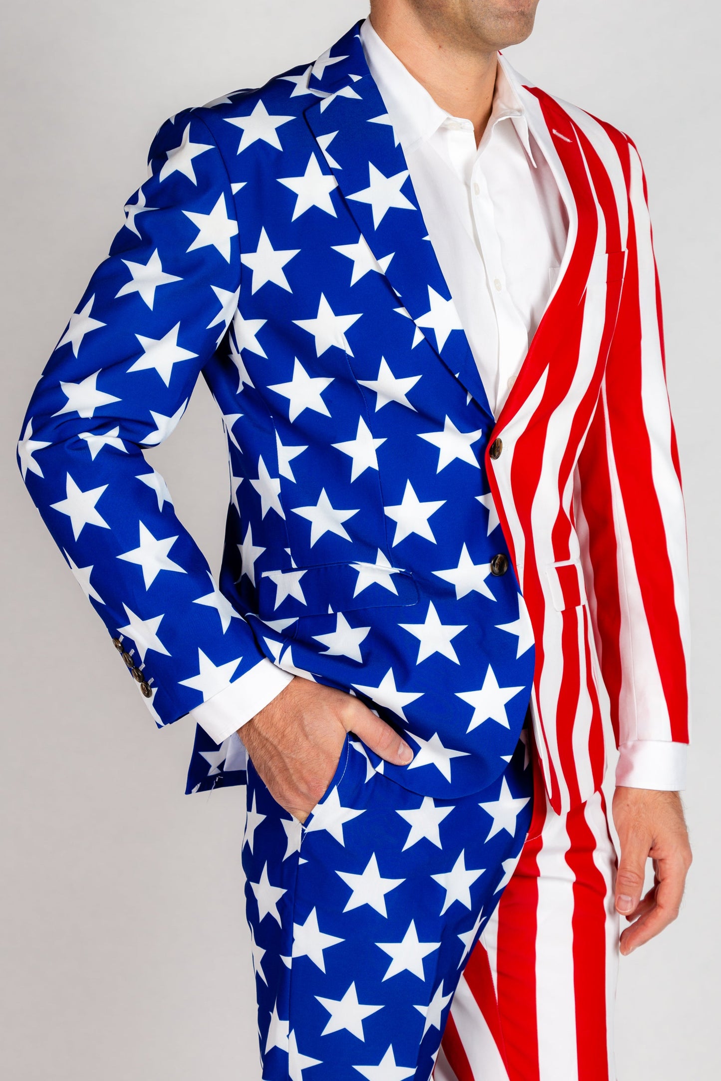 The Tommy J | American Flag Suit Jacket