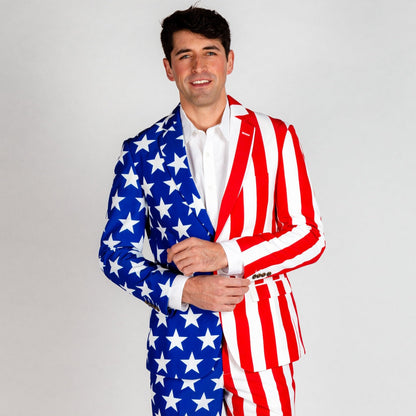 The Tommy J | American Flag Suit Jacket