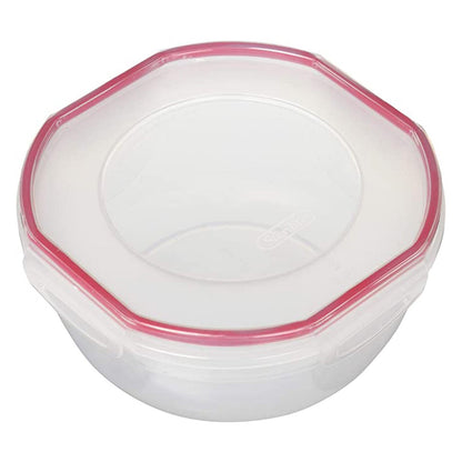 Sterilite Rocket Red Seal 2.5 Qt Plastic Food Storage Bowl Container with Lid