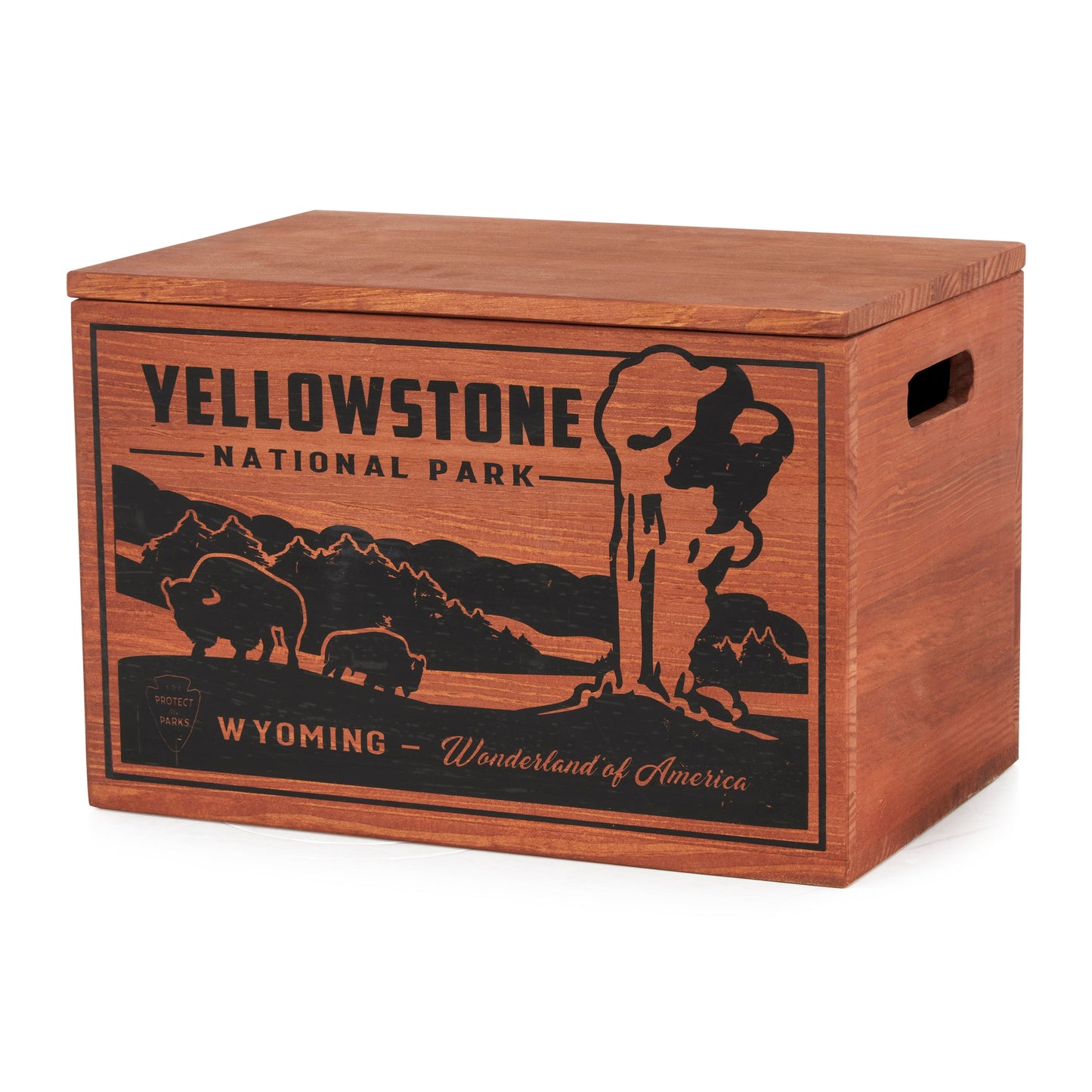 Better Wood Products Protect the Parks Fatwood Firestarter Crate, Yellowstone