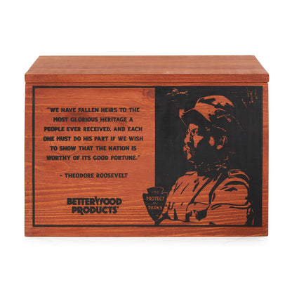 Better Wood Products Protect the Parks Fatwood Firestarter Crate, Yellowstone