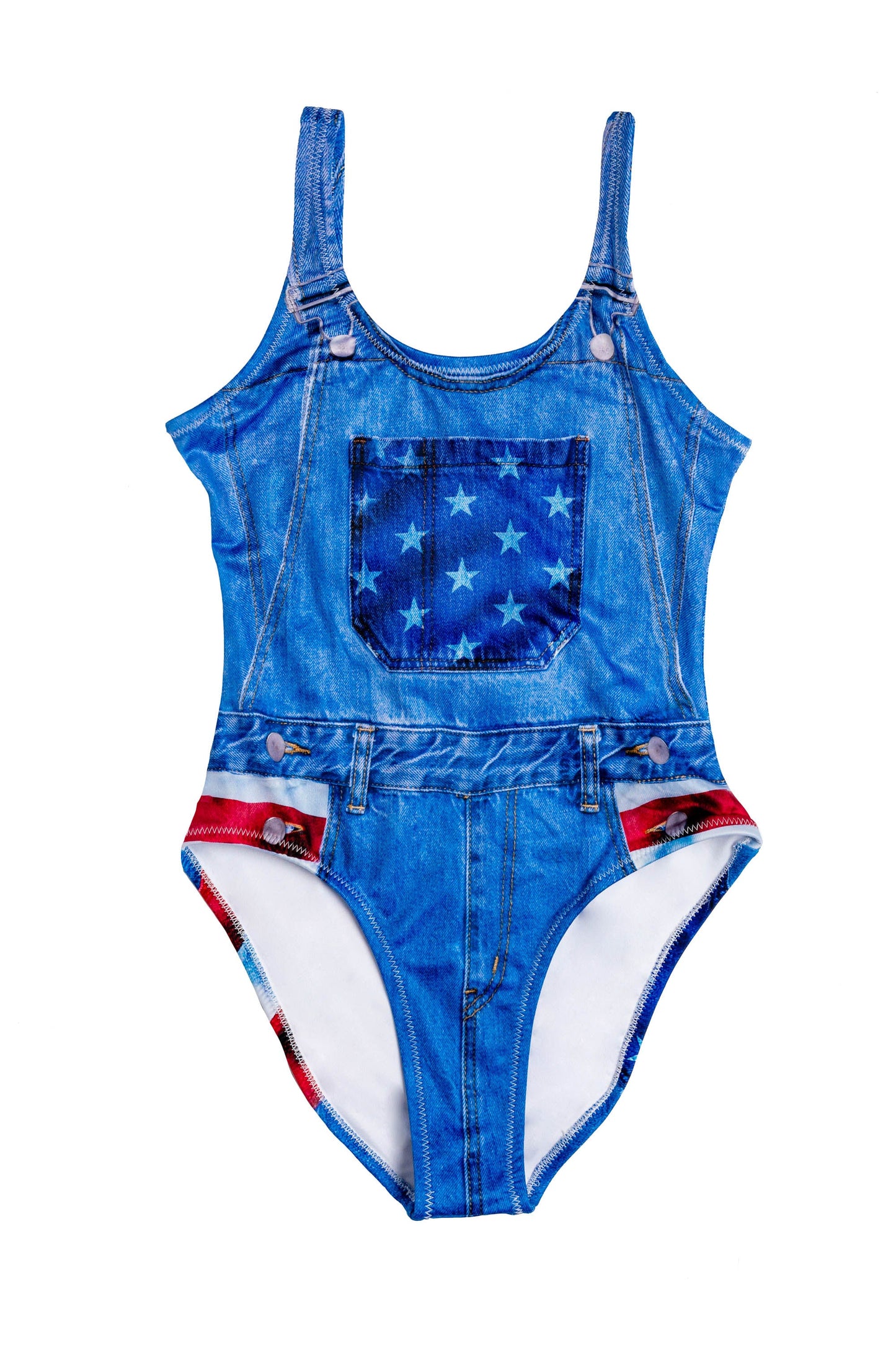 The Chattahoochee Mama | Denim USA One Piece Swimsuit