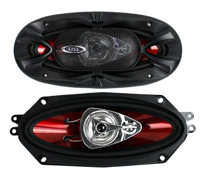 BOSS Audio 4x10 3-Way 400W Full-Range Chaos Exxtreme Car Audio Speakers (4 Pair)