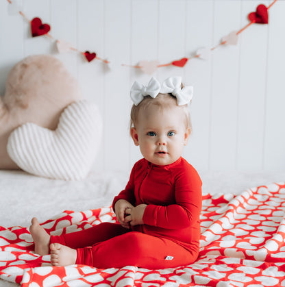 RED DREAM ROMPER