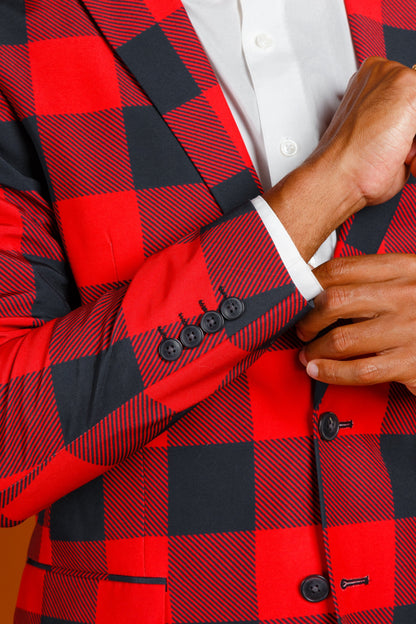 The Red & Black Lumberjack | Buffalo Check Suit