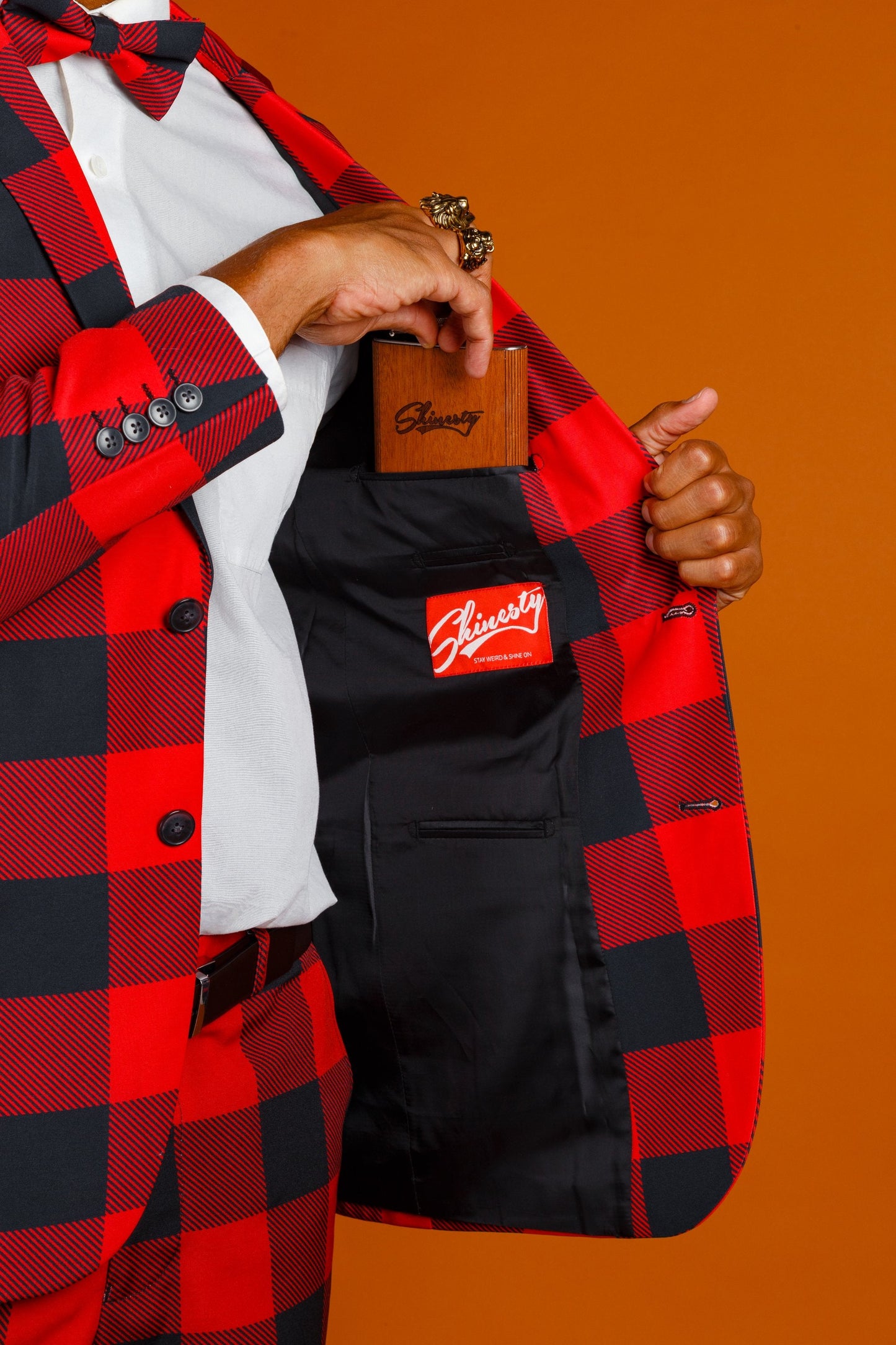 The Red & Black Lumberjack | Buffalo Check Suit