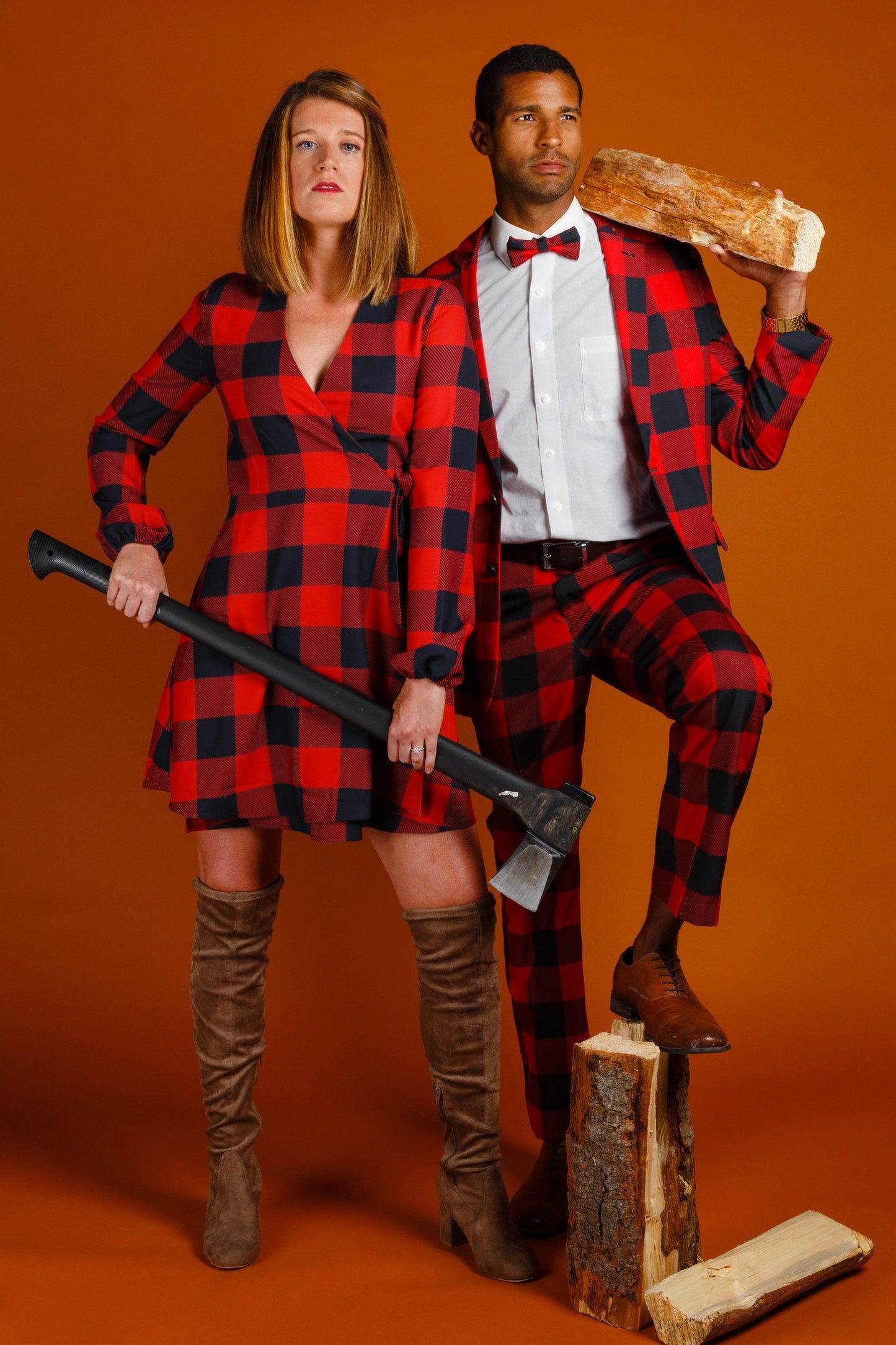 The Red & Black Lumberjack | Buffalo Check Suit