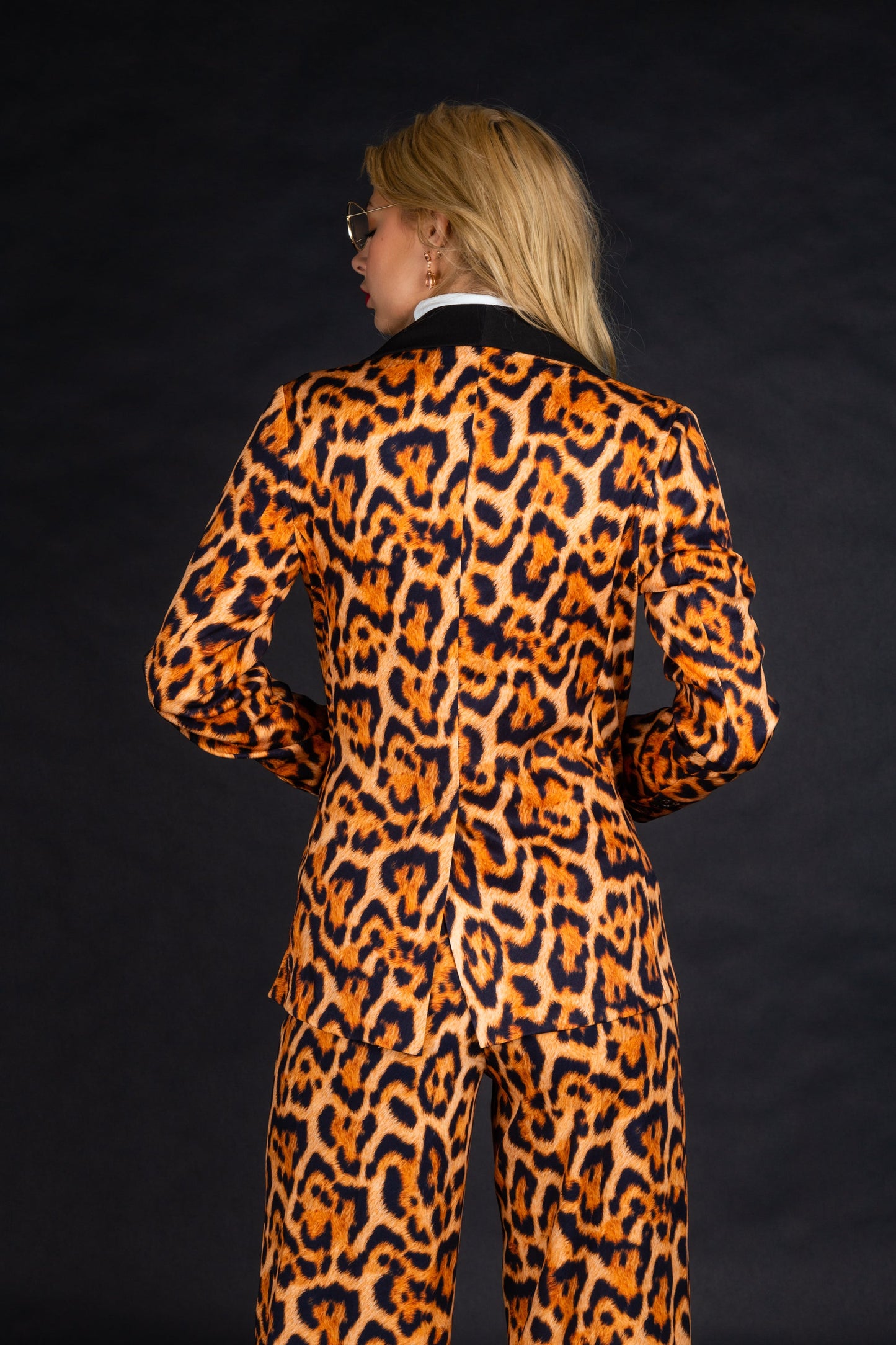 The Fastest Finishers | Leopard Print Womens Blazer