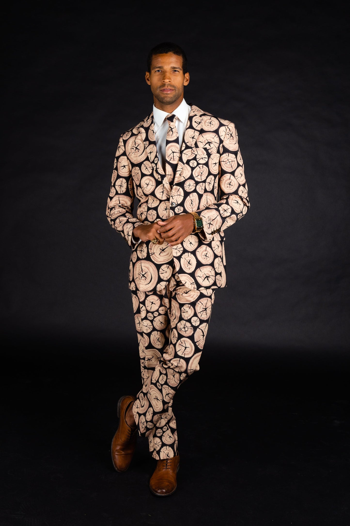 The Xmas Morning Wood | Wood Print Christmas Suit