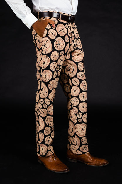 The Xmas Morning Wood | Wood Print Christmas Suit