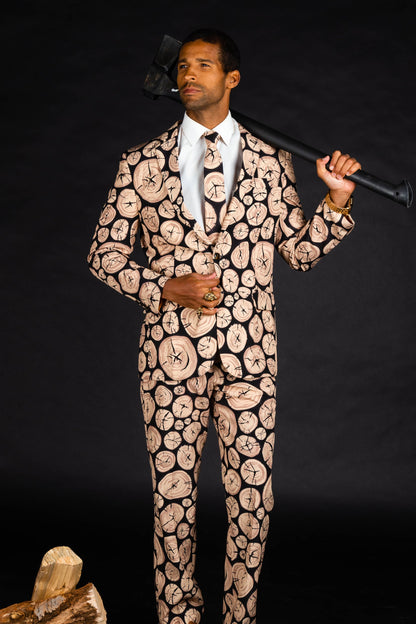 The Xmas Morning Wood | Wood Print Christmas Suit