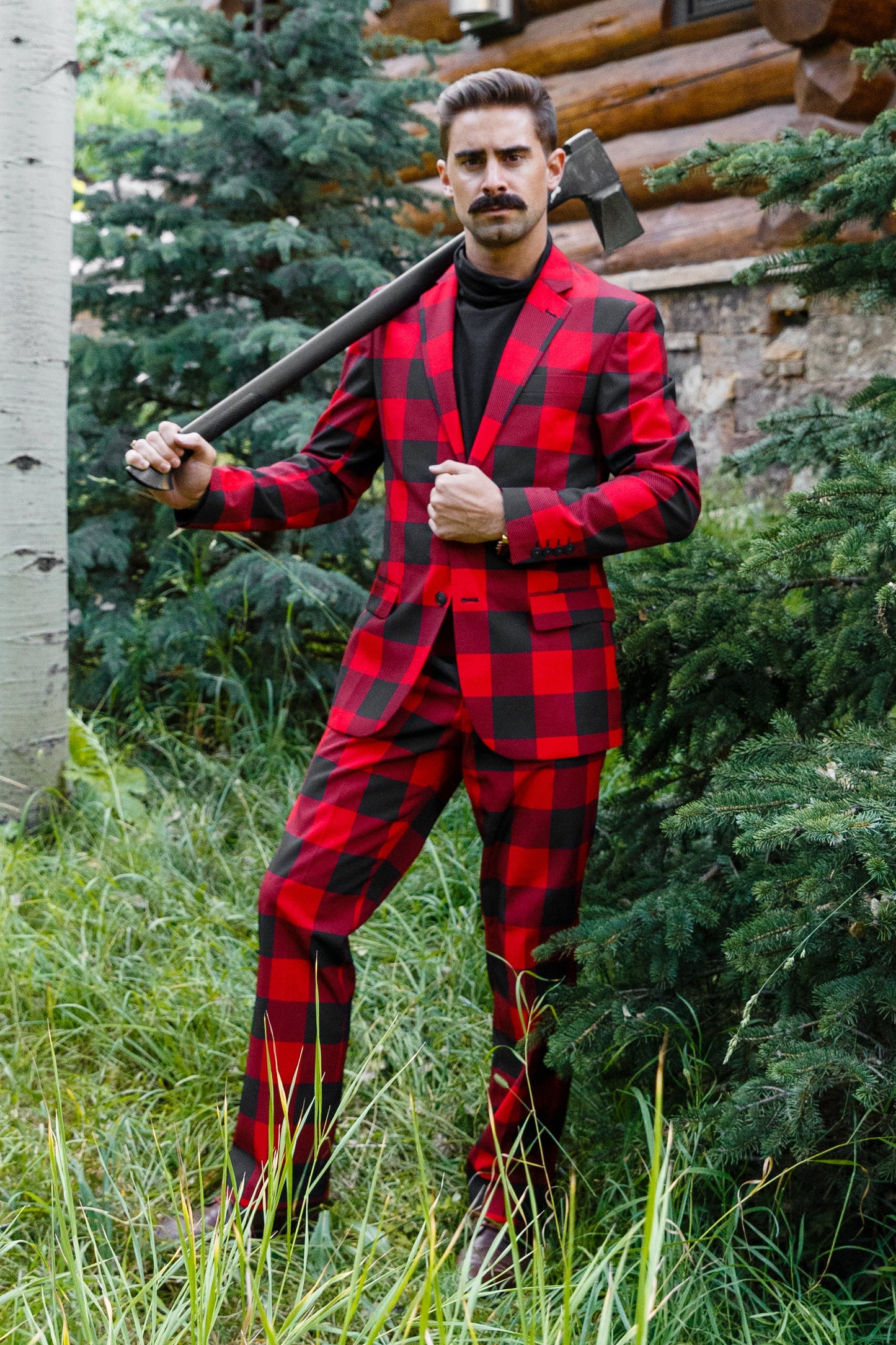 The Red & Black Lumberjack | Buffalo Check Suit