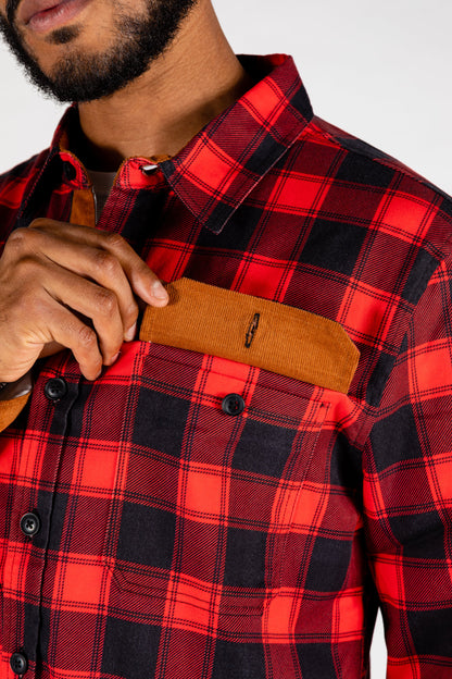 The Maple Mob | Buffalo Check Stretch Flannel