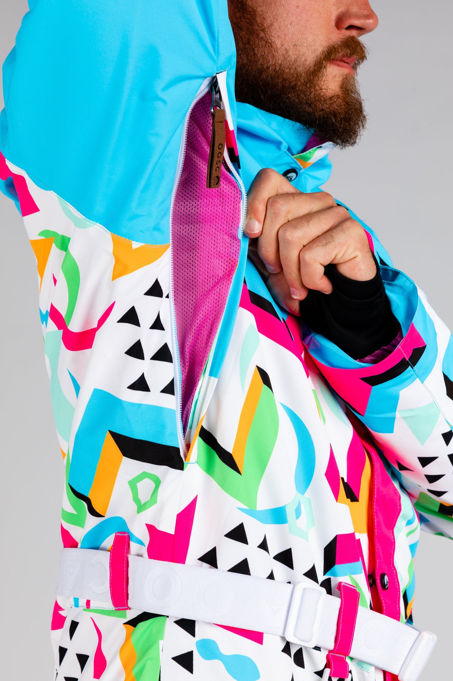 The Geodisiac | Mens Retro Neon Ski Suit