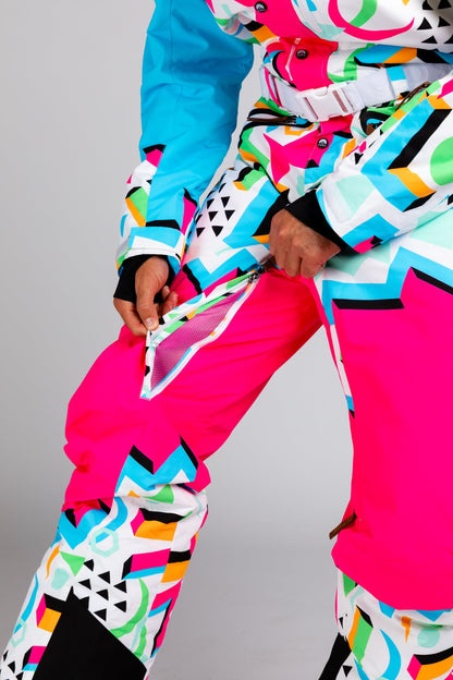 The Geodisiac | Mens Retro Neon Ski Suit