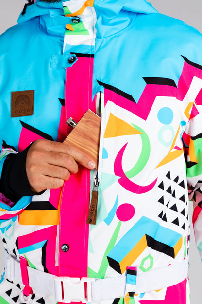 The Geodisiac | Mens Retro Neon Ski Suit