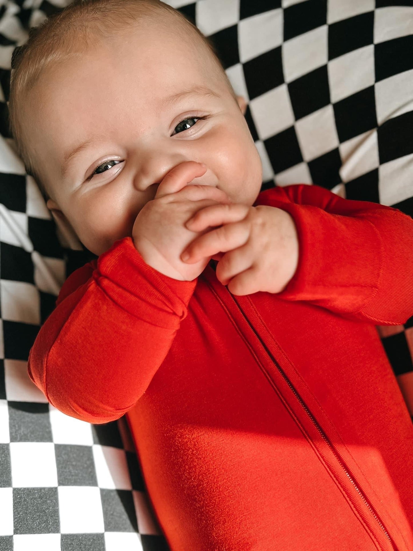 RED DREAM ROMPER