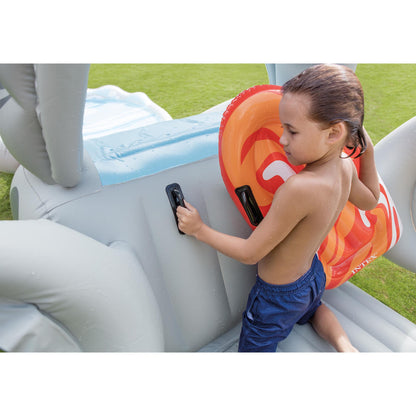 Intex Surf 'N Slide Inflatable Kids Backyard Water Slide & 120V Electric Pump