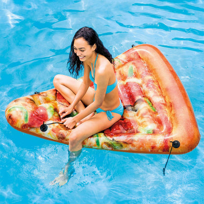 Intex Giant Inflatable Pizza Slice Float For Beach or Swimming Pool  (2 Pack)