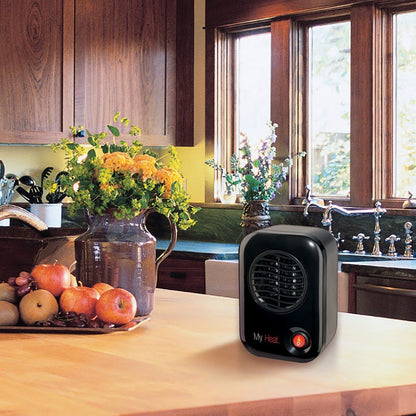 Lasko 100 MyHeat Portable Personal Electric 200W Ceramic Space Heater, Black