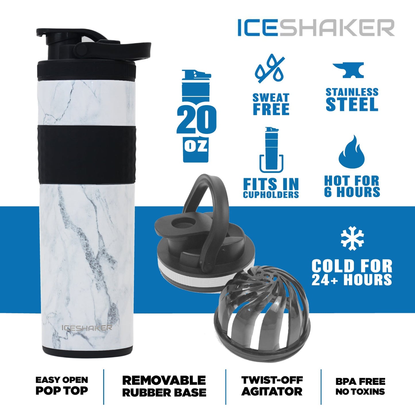 20oz Skinny Shaker