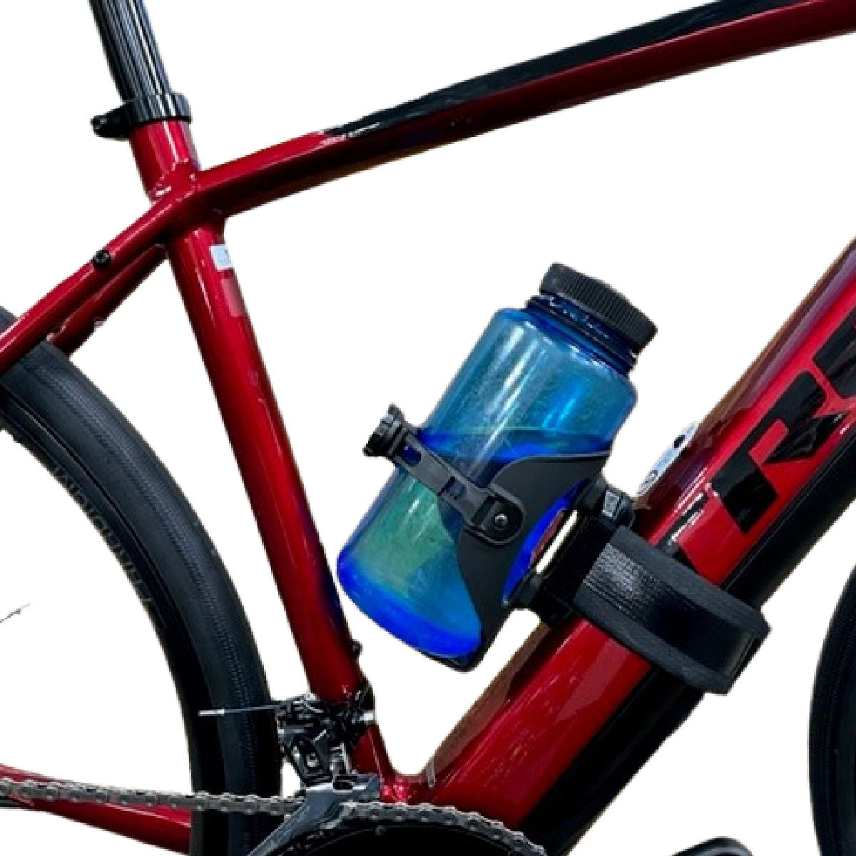 Bicycle Water Bottle Cage, ABC Cage with Anywhere Cage Strap Adapter, Adjustable Bottle Cage for Bike