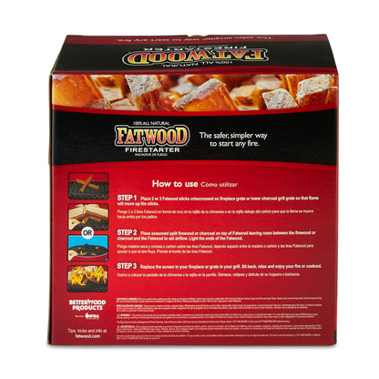 Betterwood Products 9987 Fatwood Natural Pine 5 Pound Wood Firestarter