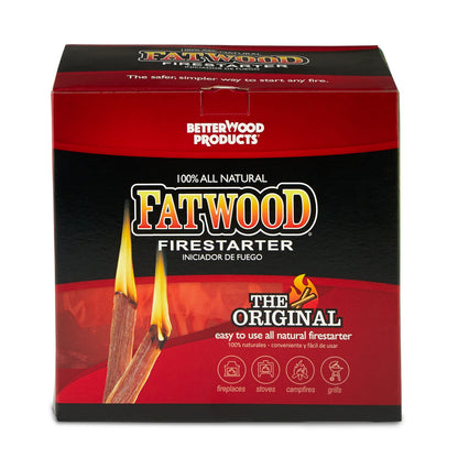 Betterwood Products 9910 All Natural Pine Fatwood 10-Pound Firestarter (2 Pack)