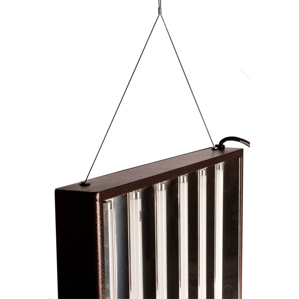 Hydrofarm Agrobrite Designer FLP44 4 Foot T5 4 Tube Grow Light with 216W Bulbs