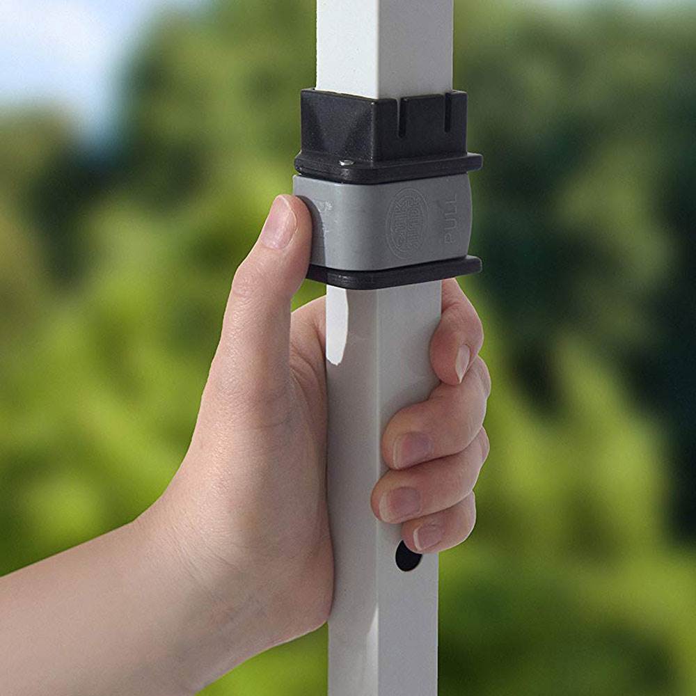 ShelterLogic Commercial C100 10 x 10 Foot Straight Leg Pop Up Canopy, White