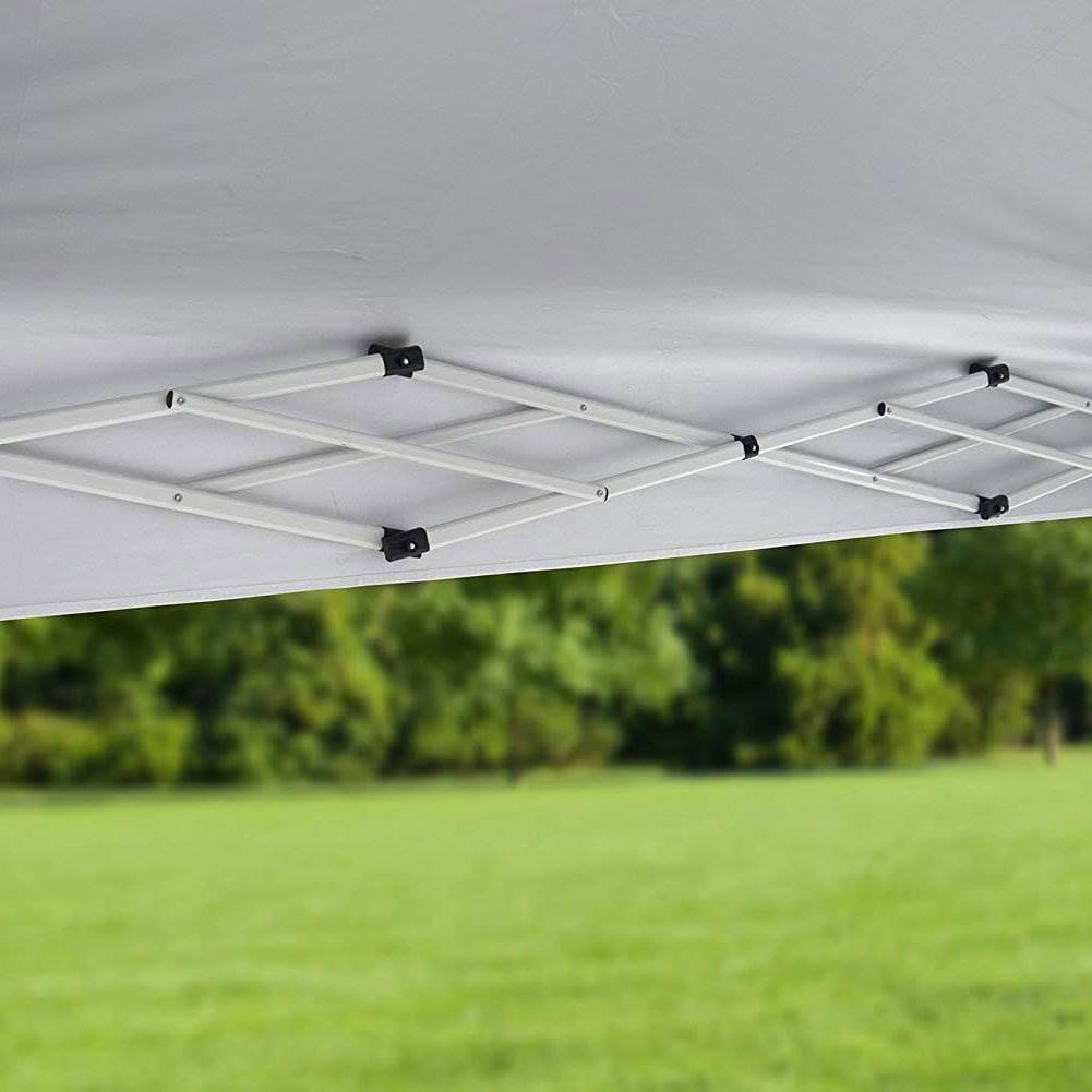 ShelterLogic Commercial C100 10 x 10 Foot Straight Leg Pop Up Canopy, White