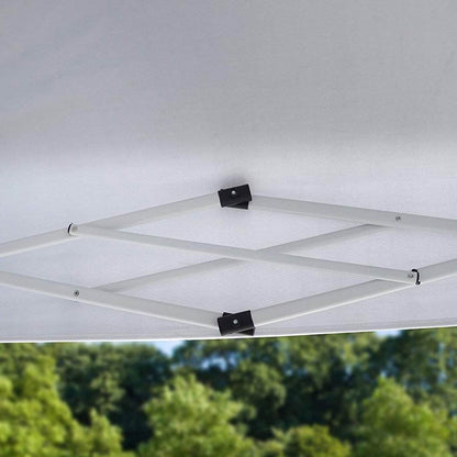 ShelterLogic Commercial C100 10 x 10 Foot Straight Leg Pop Up Canopy, White