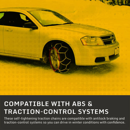 Auto-Trac 232105 Series 2300 Pickup Truck/SUV Traction Snow Tire Chains, Pair
