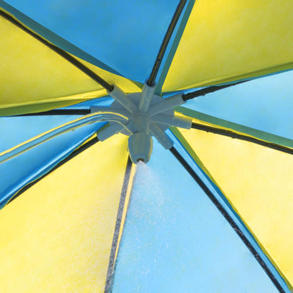 Bestway 8' x 20" Above Ground Kids Round Swimming Pool with Shaded Canopy, Fruit