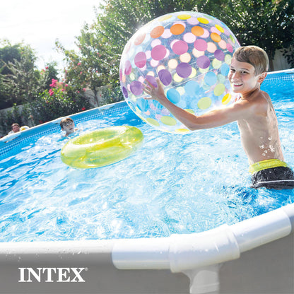 Intex 10' x 30" Above Ground Swimming Pool w/ 330 GPH Filter Pump & Pool Ladder