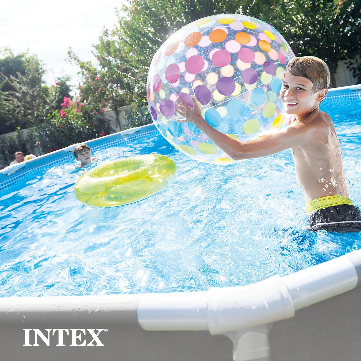 Intex 26711EH 12 foot x 30 inch Prism Frame Above Ground Swimming Pool with Pump
