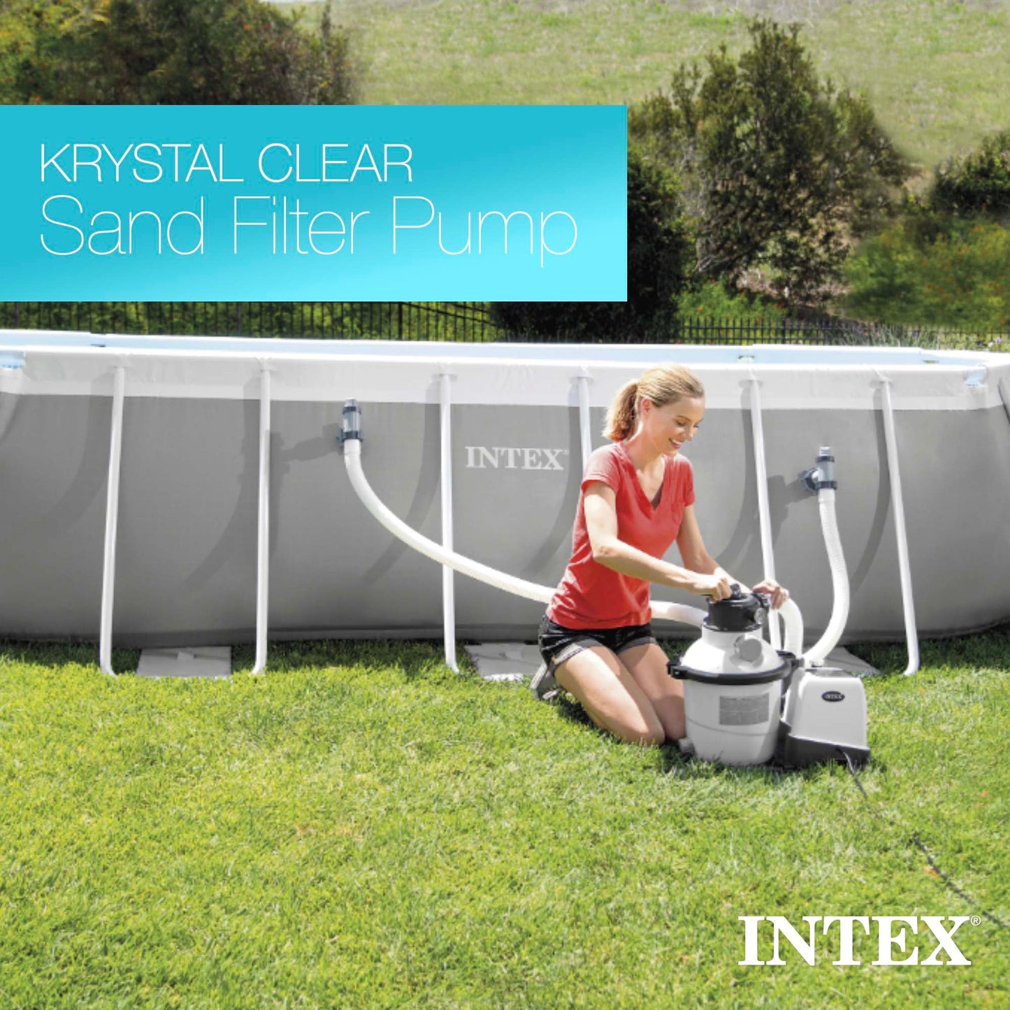 Intex Krystal Clear 1500 GPH Sand Filter Pump