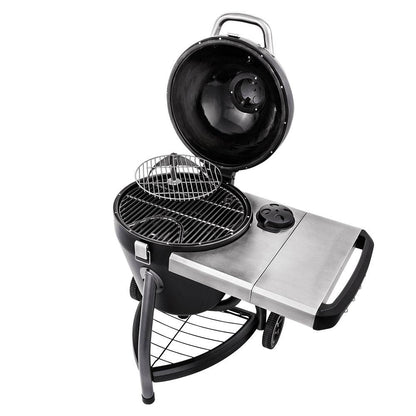 Char Broil 327 Square Inch Kamander Outdoor Cooking Steel Charcoal Grill, Black