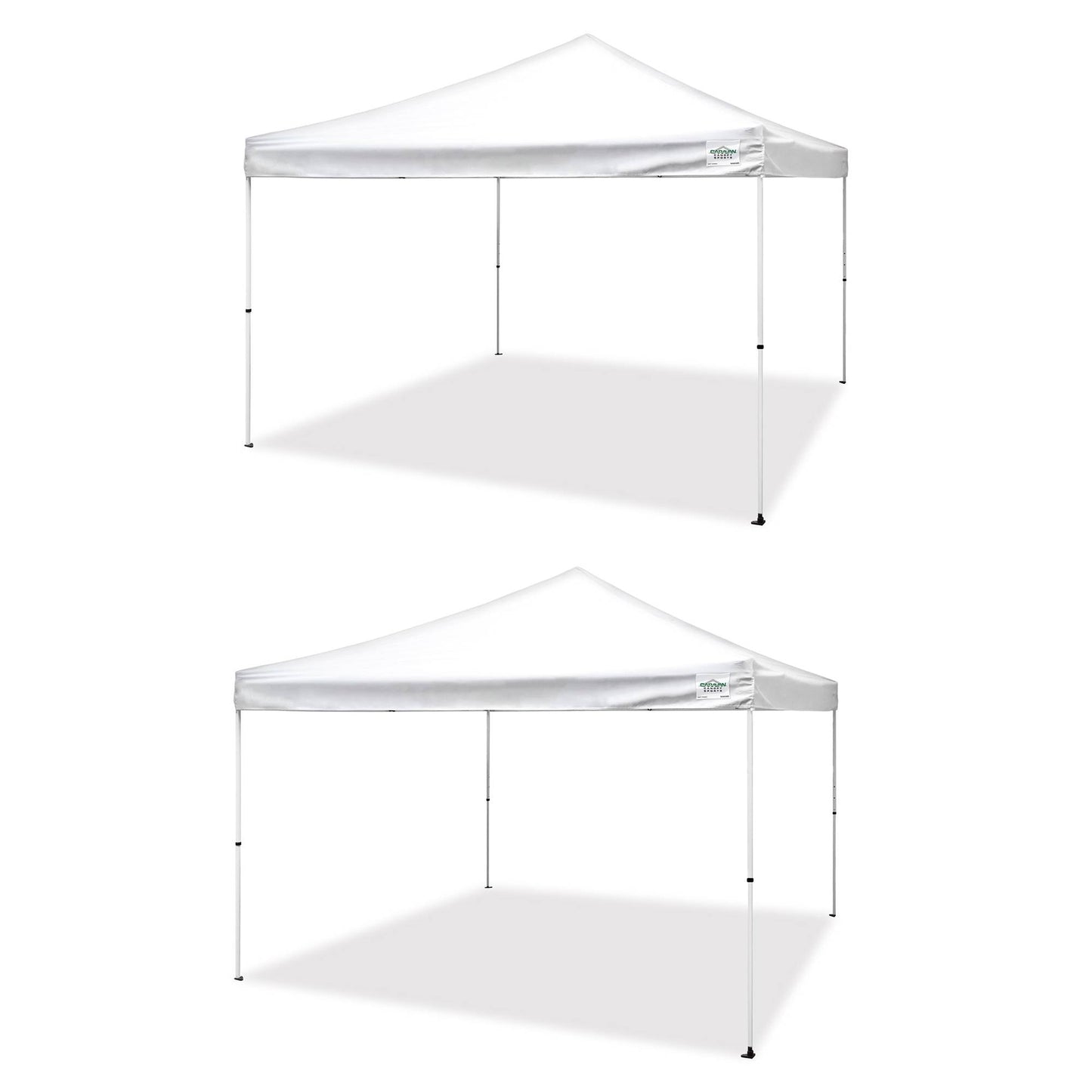 Caravan Canopy M Series Pro 2 12 x 12 Foot Straight Leg Instant Canopy (2 Pack)