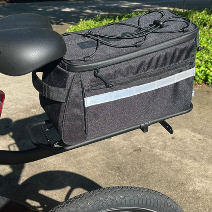 MIK Trunk Bag Big Momma Bicycle Rack Bag - Compatible with MIK  (works only with MIK Rack - not Included)