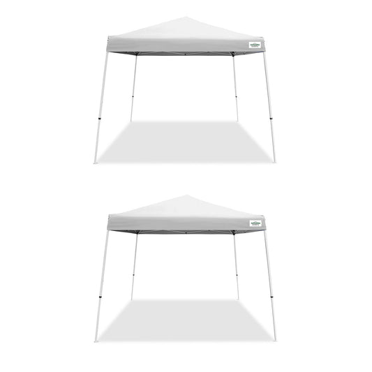 Caravan Canopy V Series 2 10'x10' Entry Level Angled Leg Instant Canopy (2 Pack)