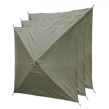 Clam Quick Set Screen Hub Green Fabric Wind & Sun Panels Accessory Only (6 Pack)