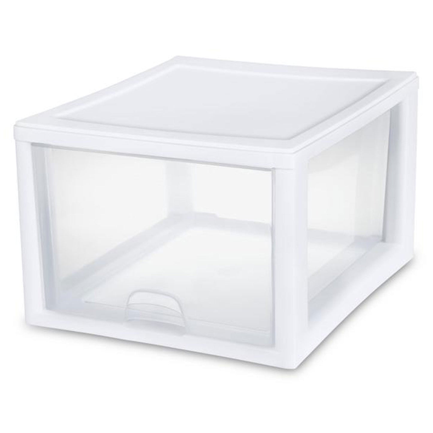 Sterilite 27 Qt (4 Pk) & 16 Qt (6 Pk) Stackable Plastic Storage Drawer Container