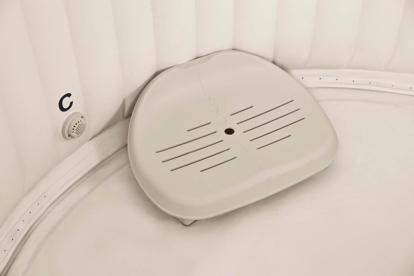 Intex Removable Slip-Resistant Seat For Inflatable Pure Spa Hot Tub + Filters